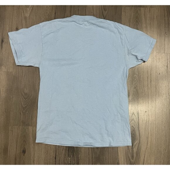 Vintage Elvis T Shirt Medium Blue Y2k Presley Music Rock n Roll Band - WEAR - Picture 8 of 8